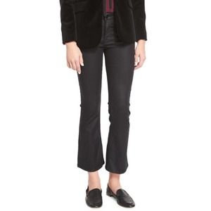 Frame Le Crop Flare high rise jeans coated black - 24